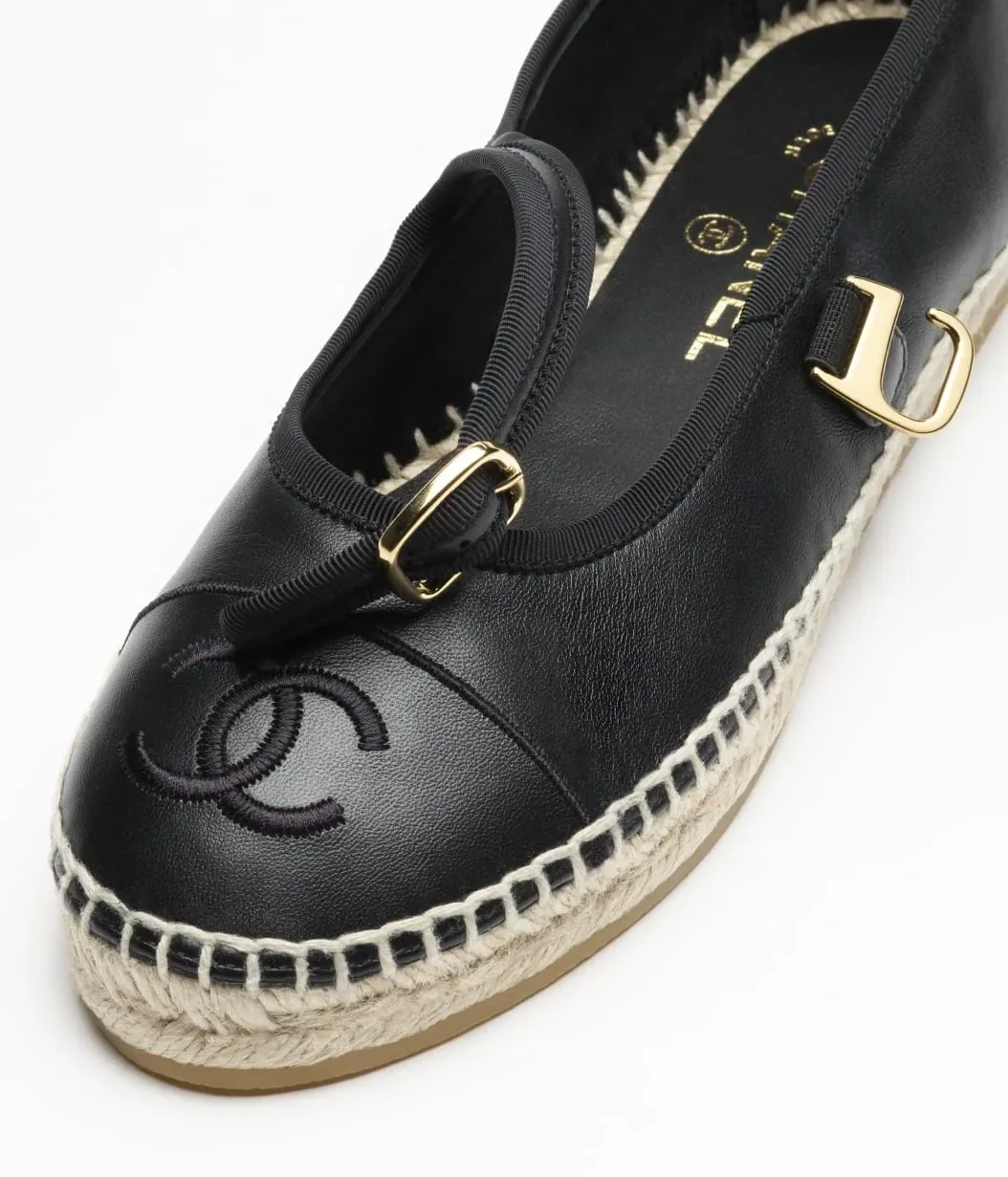 Chanel Mary Janes Black