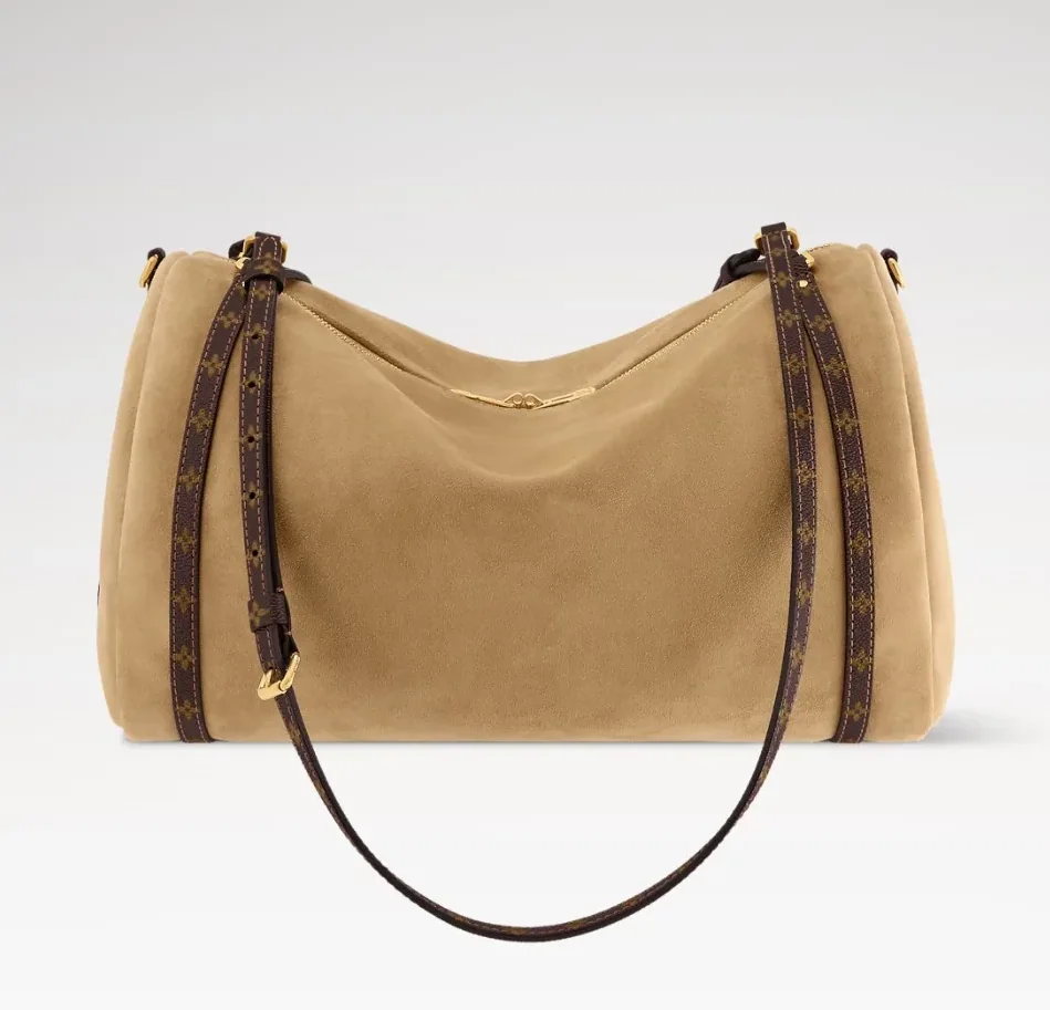 Louis Vuitton Express MM Shoulder Bag in Hazelnut Gold Hardware