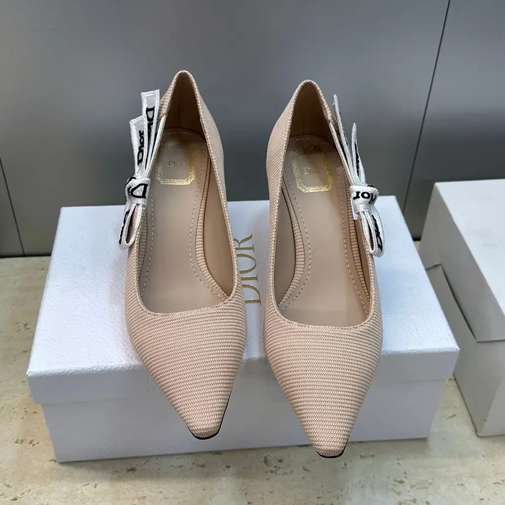 Dior J'Adior Pump Rose Soupir Technical Fabric for Women Dior J'Adior Pump Rose Soupir Technical Fabric for Women