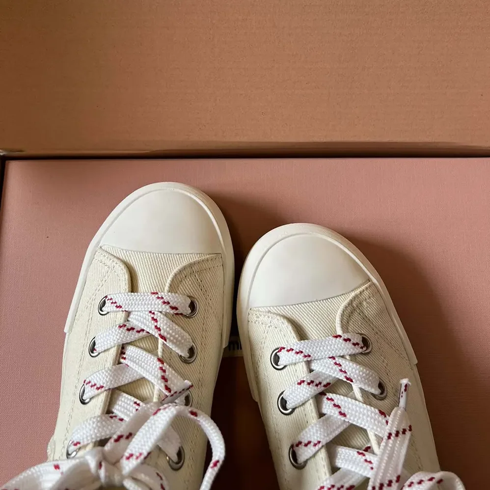 Miu Miu Washed Denim High for Women in top Sneakers Miu Miu Washed Denim High for Women in top Sneakers