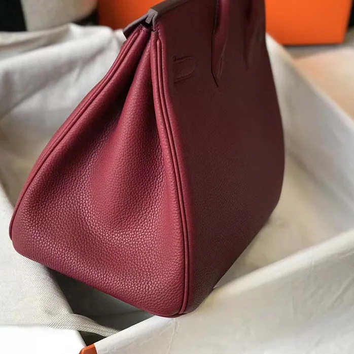 Hermes Birkin 30 Bag in Epsom Leather with Gold Hardware in Maroon Hermes Birkin 30 Bag in Epsom Leather with Gold Hardware in Maroon