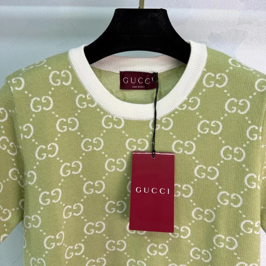 Gucci GG Monogram T in Shirt Sage Green