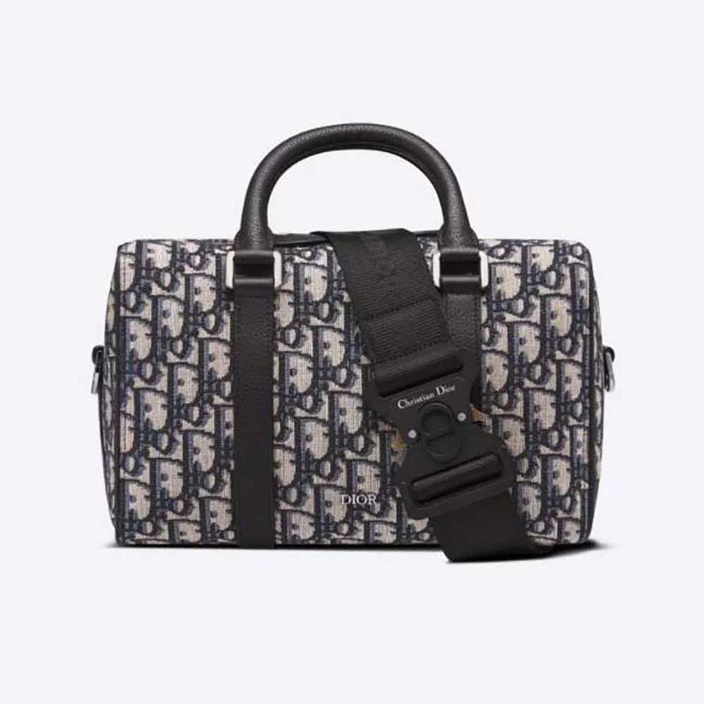 Dior Lingot 26 Bag Beige and Black Dior Oblique Jacquard for Men Dior Lingot 26 Bag Beige and Black Dior Oblique Jacquard for Men