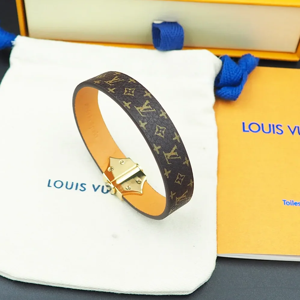 Louis Vuitton Nano Monogram Bracelet Brown Louis Vuitton Nano Monogram Bracelet Brown
