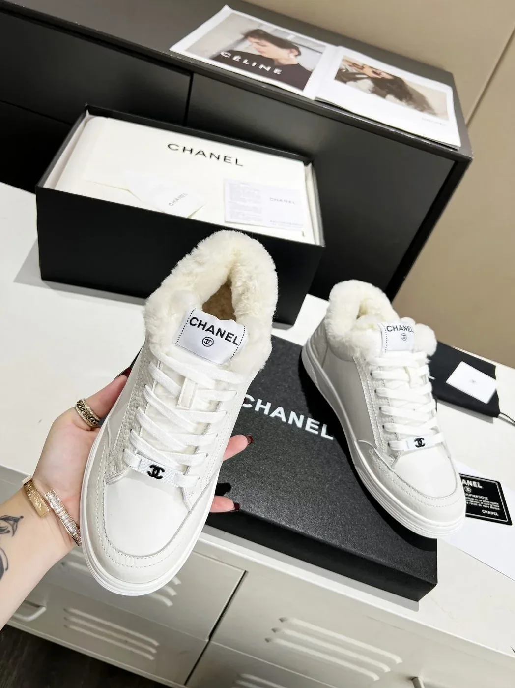 Chanel Sneakers White Chanel Sneakers White