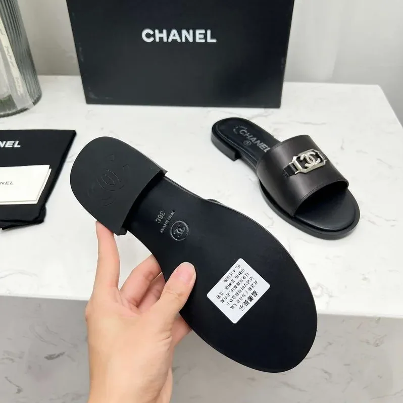 Chanel Mules Black Chanel Mules Black