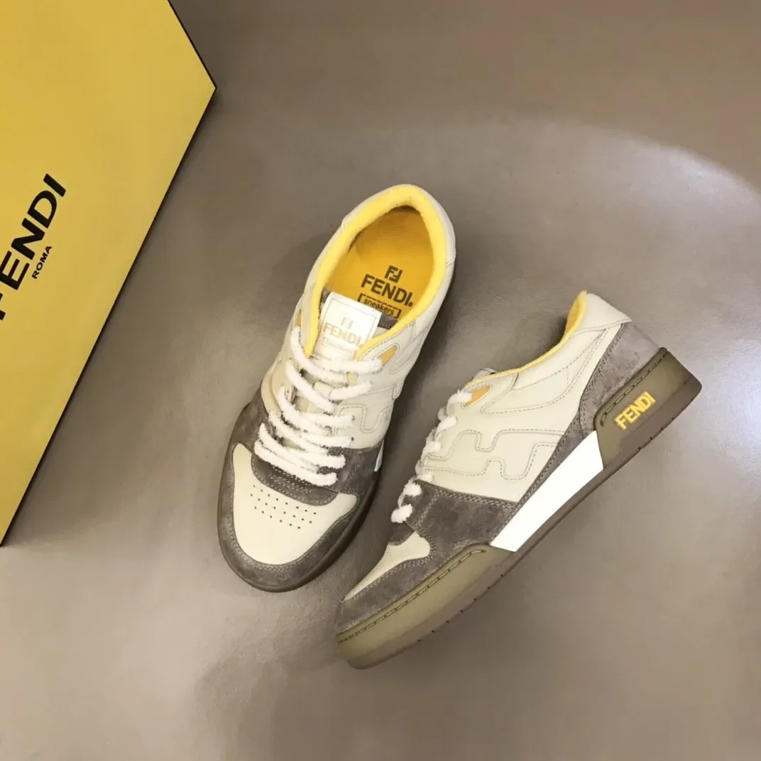 Fendi FD Match Low Tops Sneakers Grey 8E8252AHH2F1FHU Fendi FD Match Low Tops Sneakers Grey 8E8252AHH2F1FHU