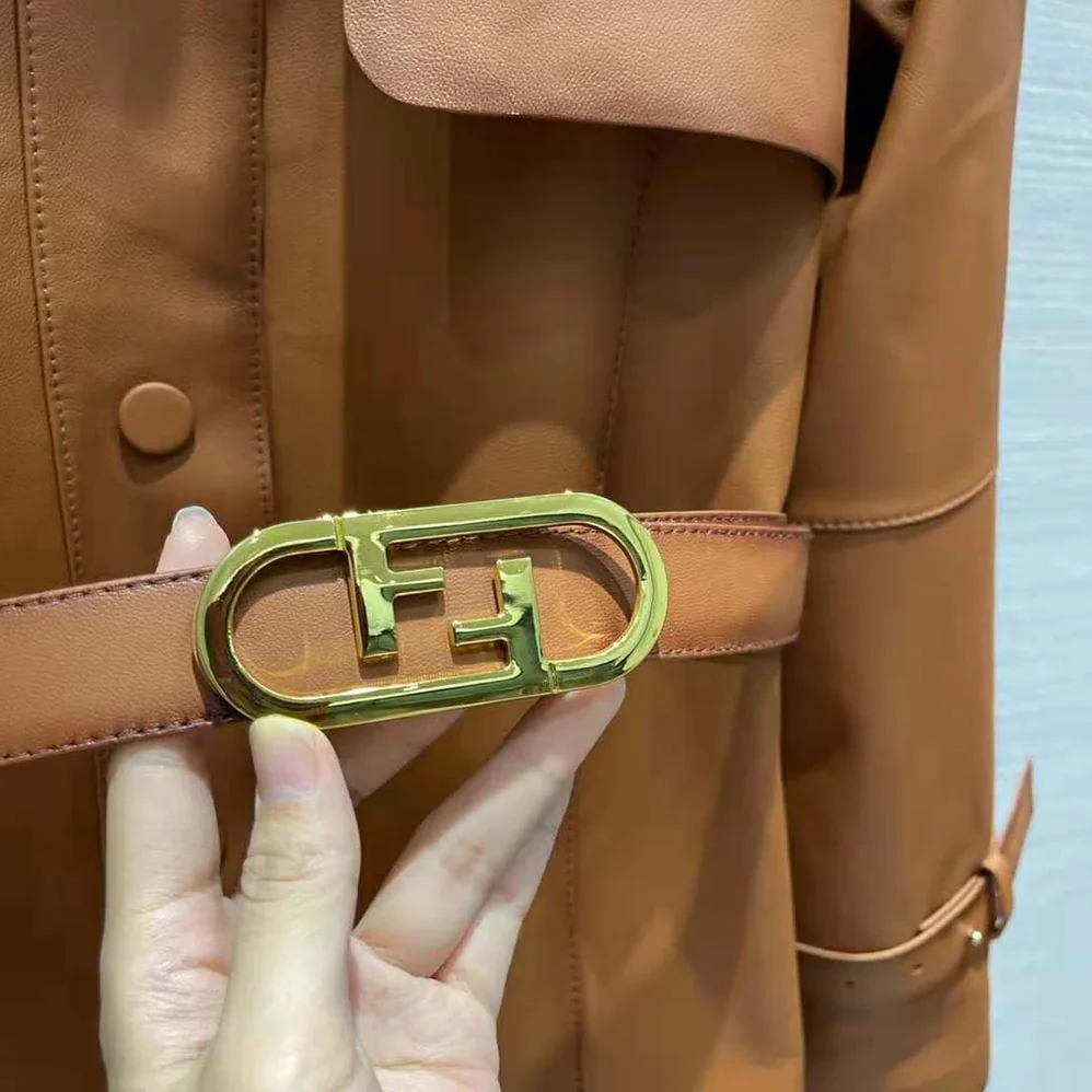 Fendi Shaded for Women in Effect Tan Leather Jacket Fendi Shaded for Women in Effect Tan Leather Jacket