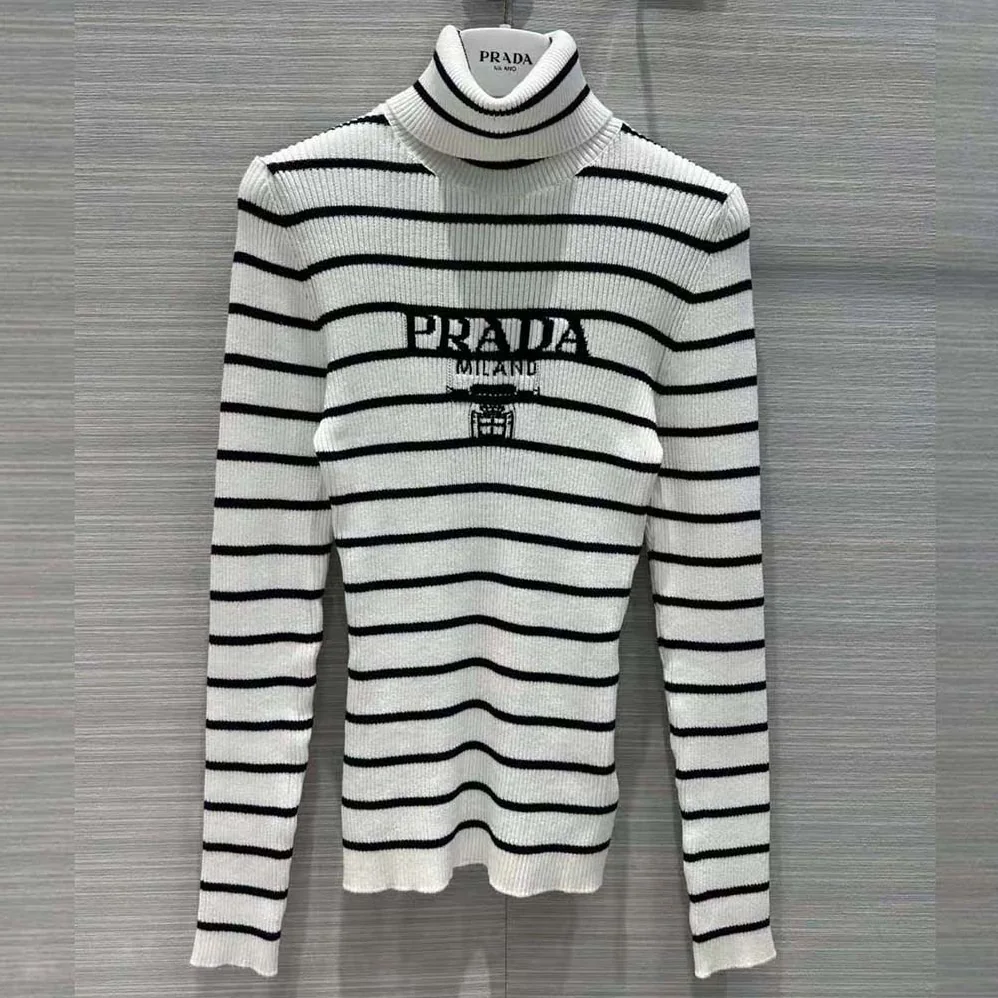 Prada Superfine Wool Turtleneck Sweater for Women
