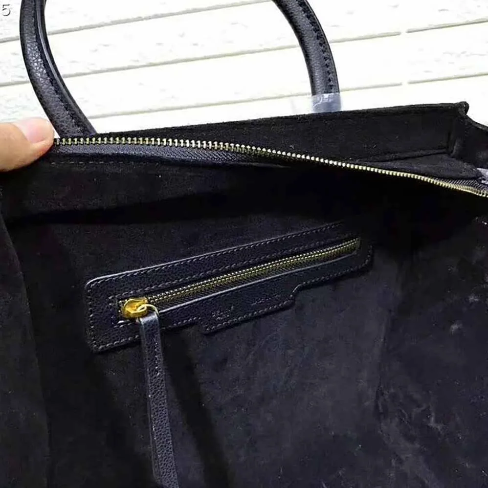 Celine Medium Luggage Phantom Bag in Baby Calfskin Leather in Black Celine Medium Luggage Phantom Bag in Baby Calfskin Leather in Black