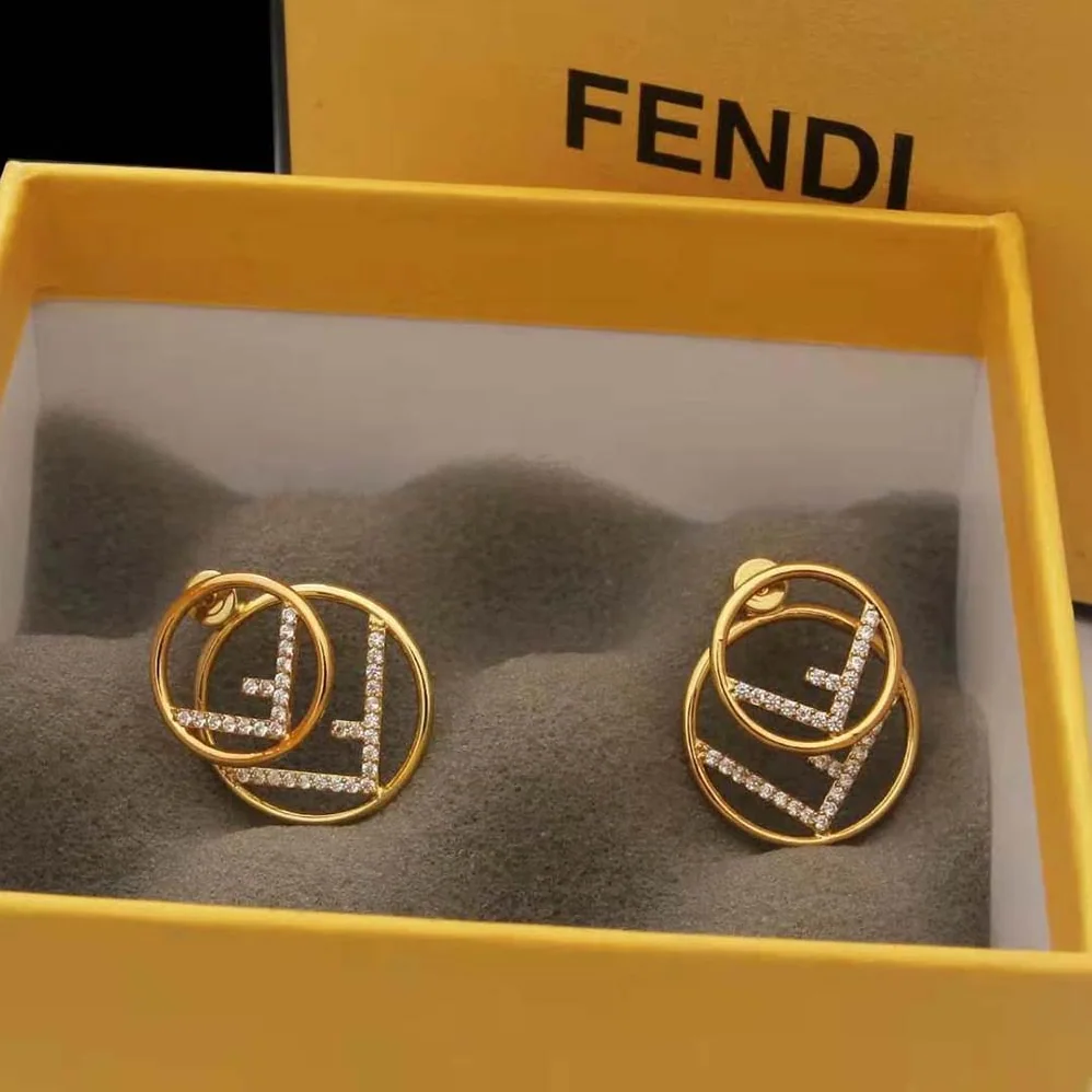 Fendi F is Fendi Earrings Gold for Women in Colored Necklace Fendi F is Fendi Earrings Gold for Women in Colored Necklace