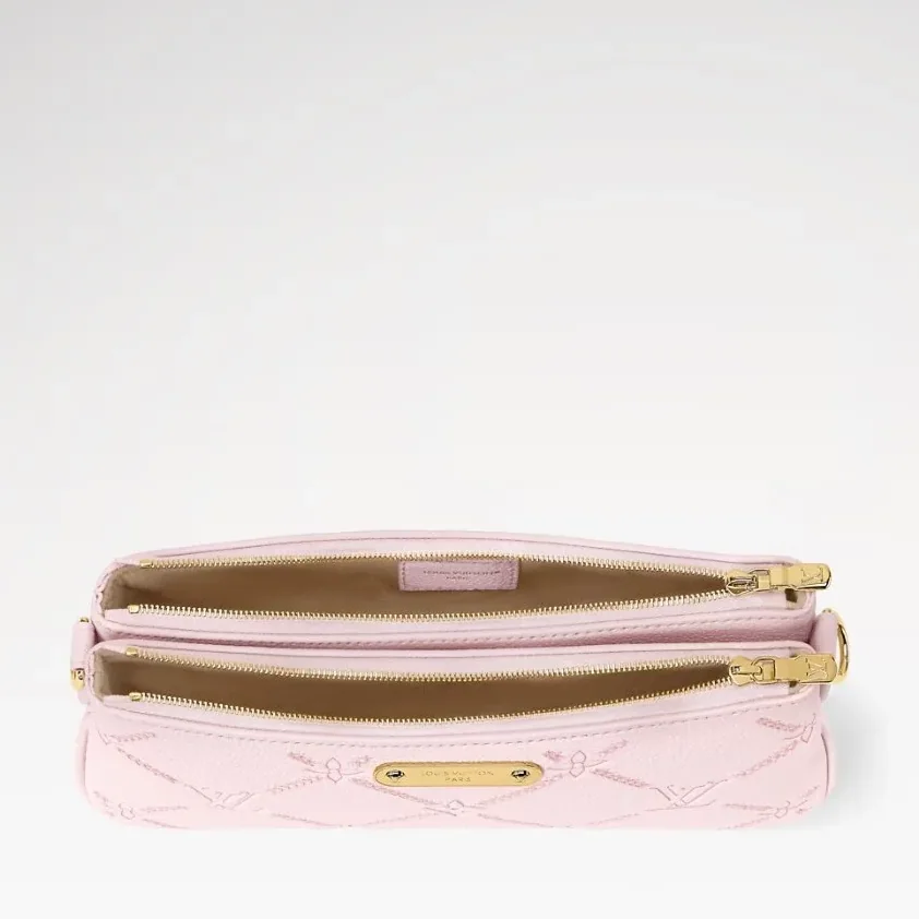 Louis Vuitton Pochette Liv Shoulder Bag / Light Bliss Couture Gold Hardware