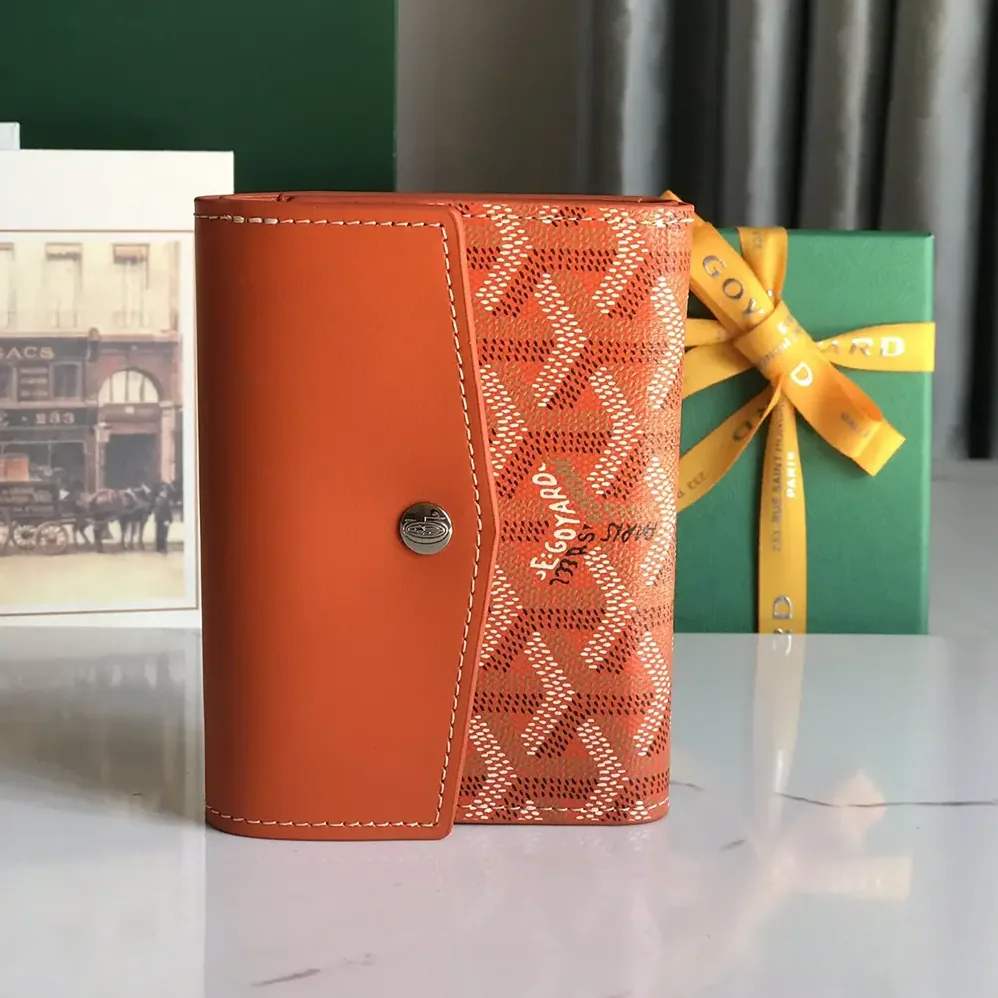 Goyard Saint Gabrie Wallet for Unisex in Orange