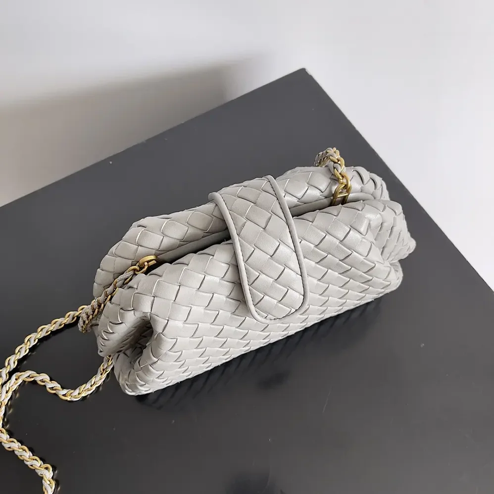 Bottega Veneta Small Lauren 1980 for Women in Silver Bottega Veneta Small Lauren 1980 for Women in Silver