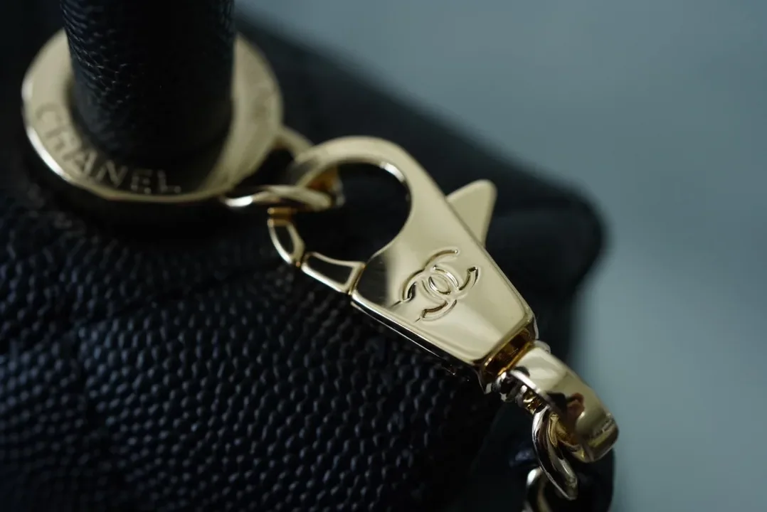 Chanel Classic Mini Flap Coco bag Top Handle Black / Chanel Classic Mini Flap Coco bag Top Handle Black /