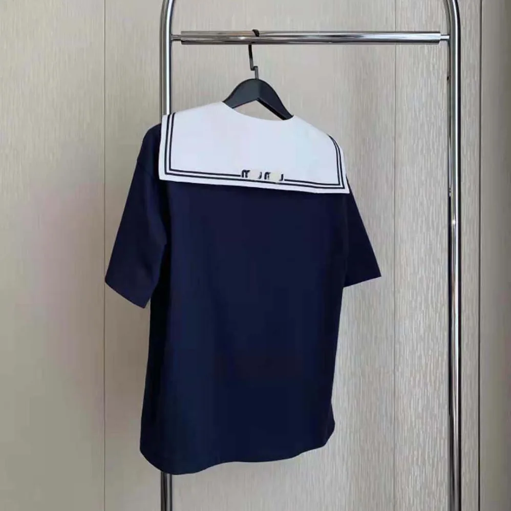 Miu Miu Cotton T for Women in shirt with Embroidered Logo Miu Miu Cotton T for Women in shirt with Embroidered Logo