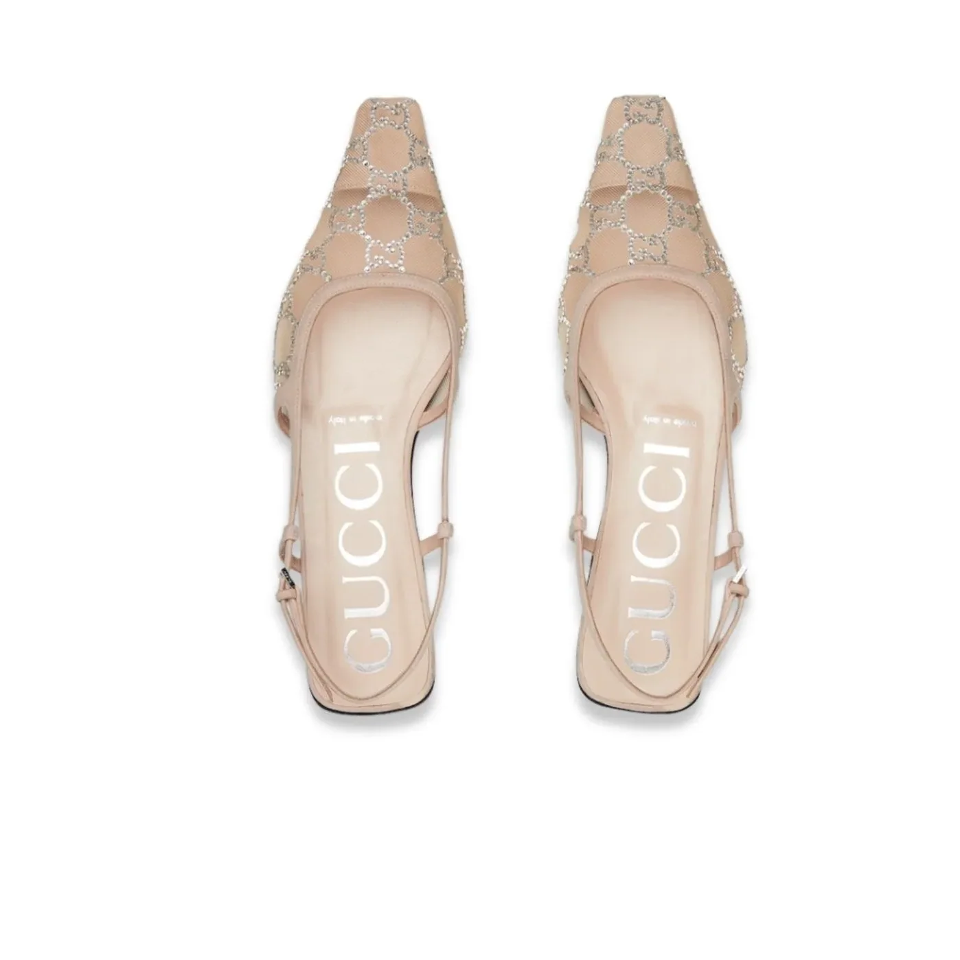 Gucci Slingback Ballet Flat Beige Gucci Slingback Ballet Flat Beige