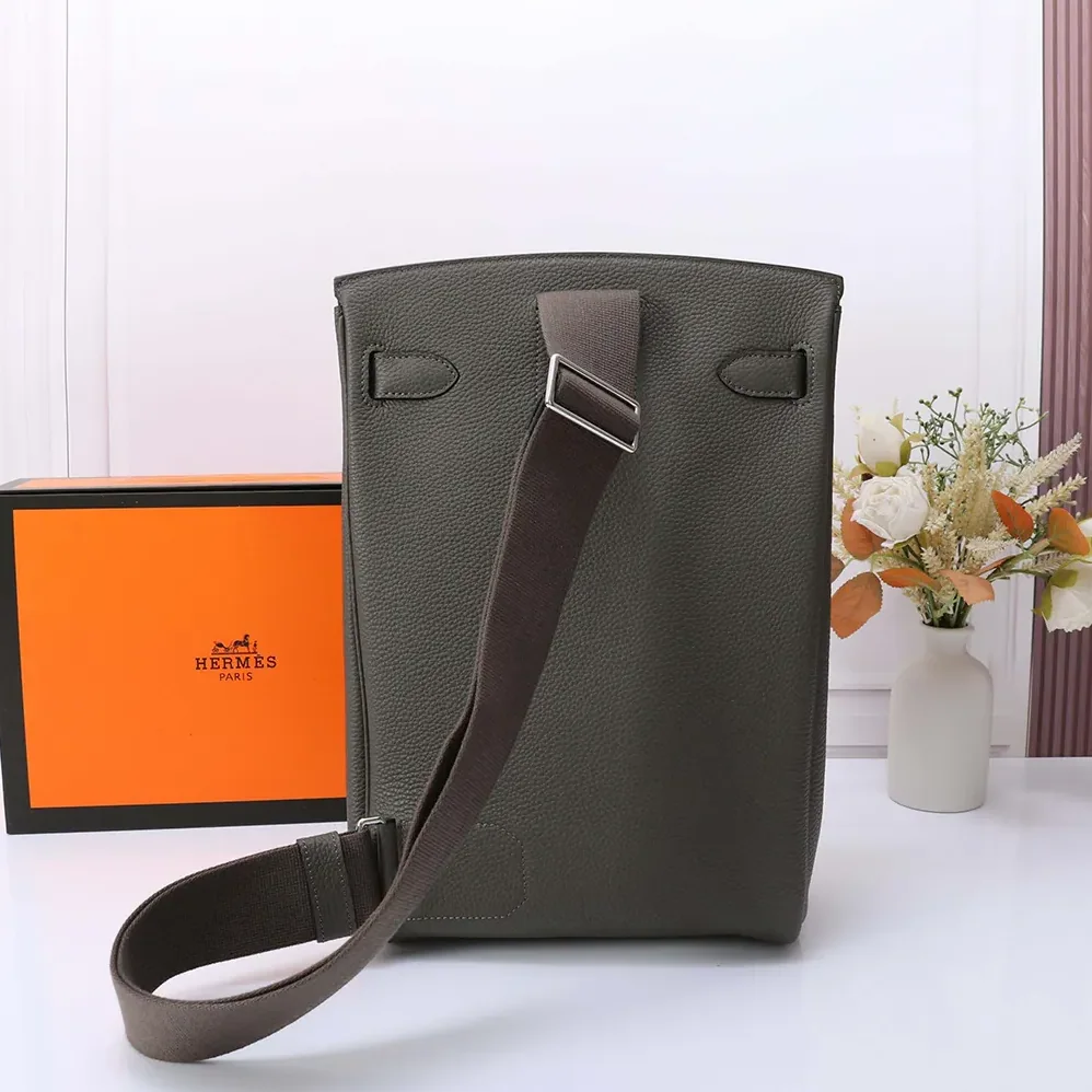 Hermes Hac A Dos PM Backpack for Unisex in Dark Green