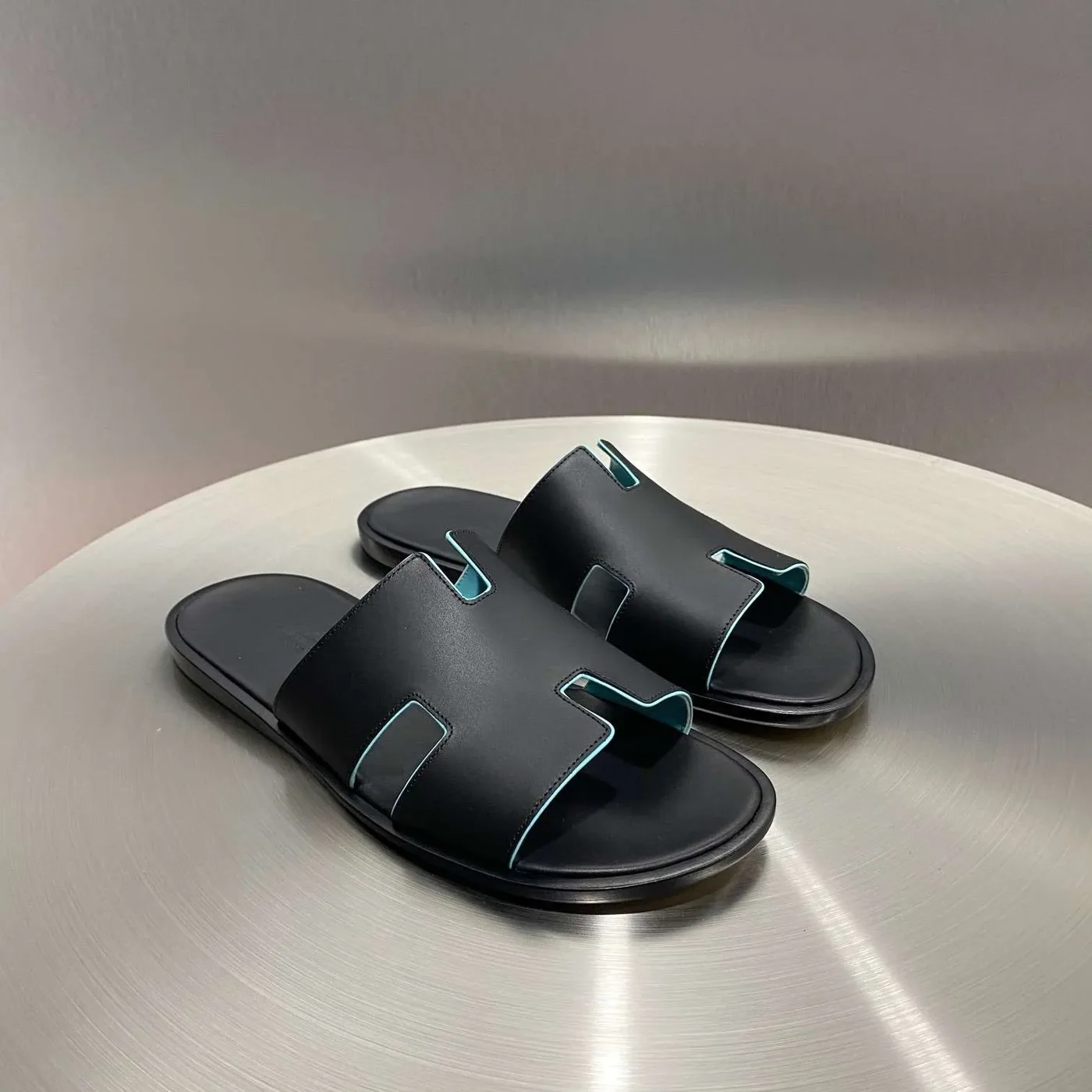 Hermes Oran Sandal Black Hermes Oran Sandal Black