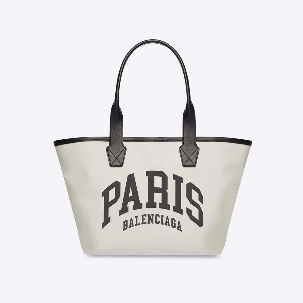 Balenciaga Cities Paris Jumbo Small Tote Bag in Beige for Women Balenciaga Cities Paris Jumbo Small Tote Bag in Beige for Women