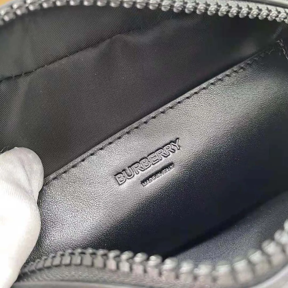 Burberry Horseferry Print Nylon Crossbody Bag for Men in Black