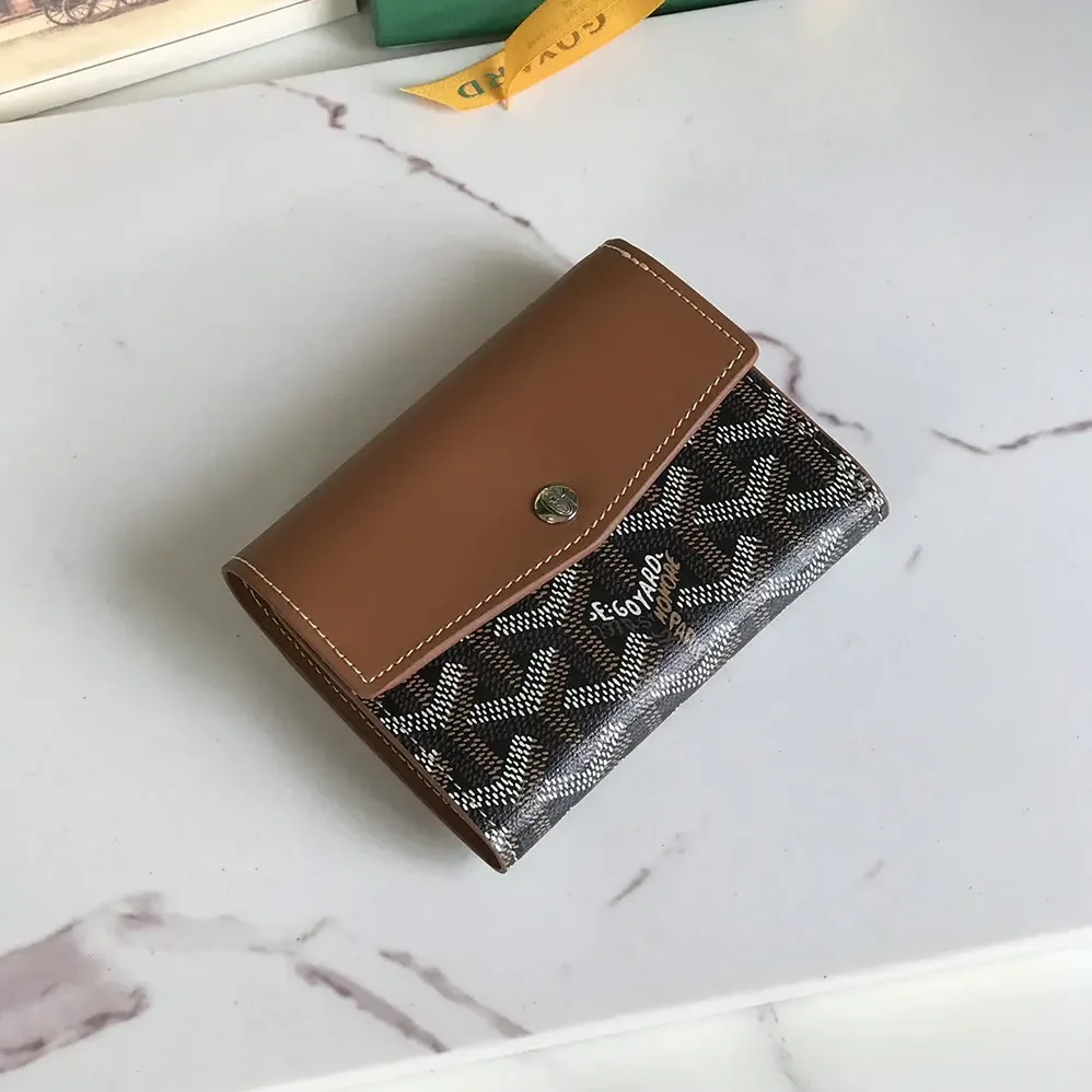 Goyard Saint Gabrie Wallet for Unisex in Tan