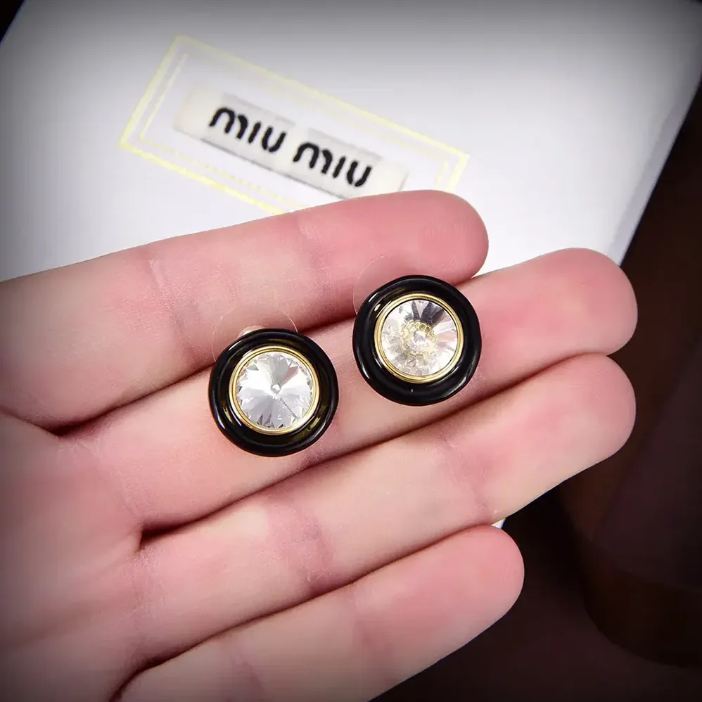 Miu Miu Plexiglas and Metal Earrings for Women Miu Miu Plexiglas and Metal Earrings for Women