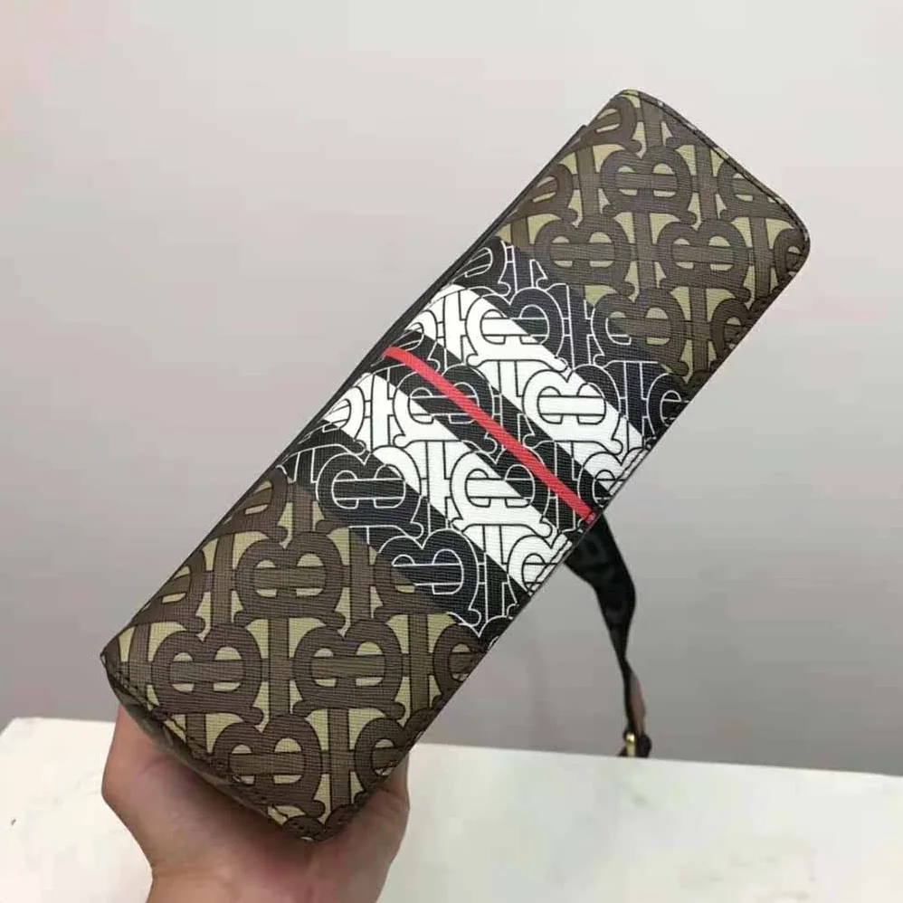 Burberry Monogram Stripe E for Women in canvas Note Crossbody Bag Burberry Monogram Stripe E for Women in canvas Note Crossbody Bag