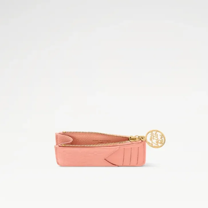 Louis Vuitton Romy Card Holder Peach /