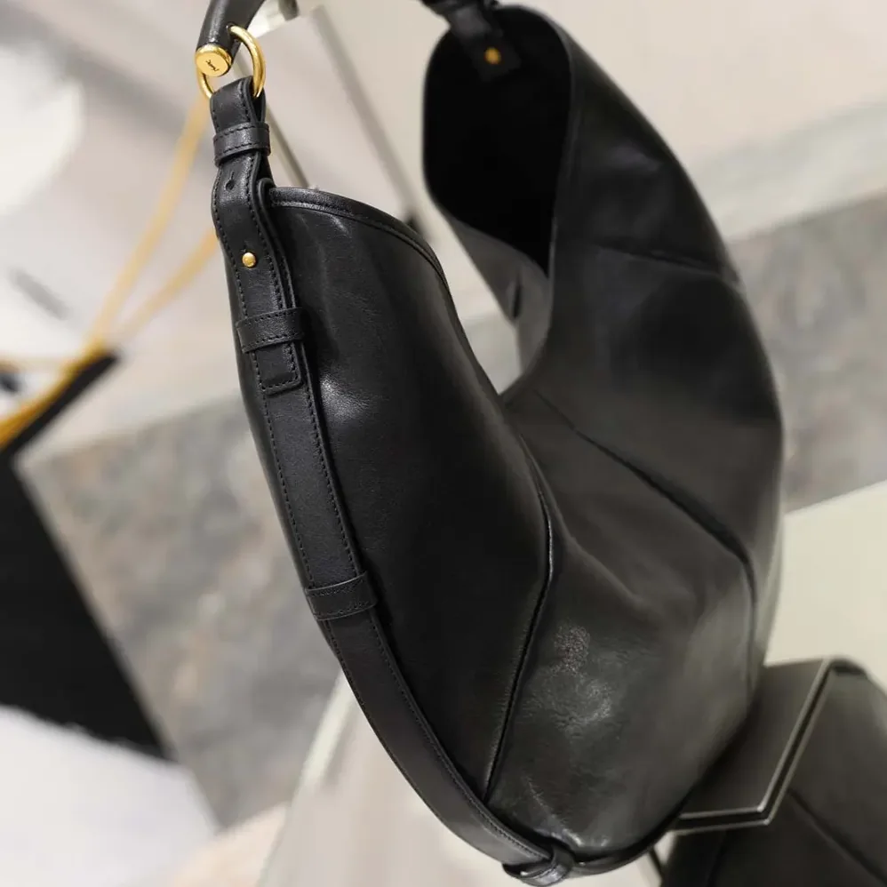 Saint Laurent YSL Mombasa Medium In Leather for Women in Black