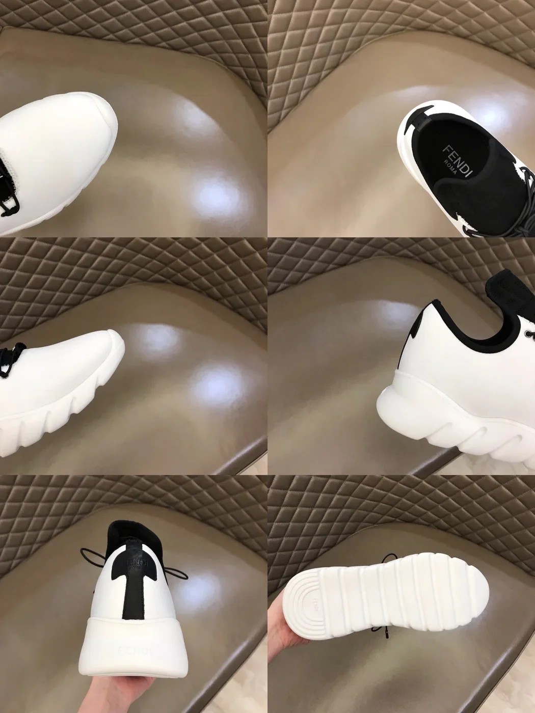 Fendi Force Low Tops Sneakers White Fendi Force Low Tops Sneakers White