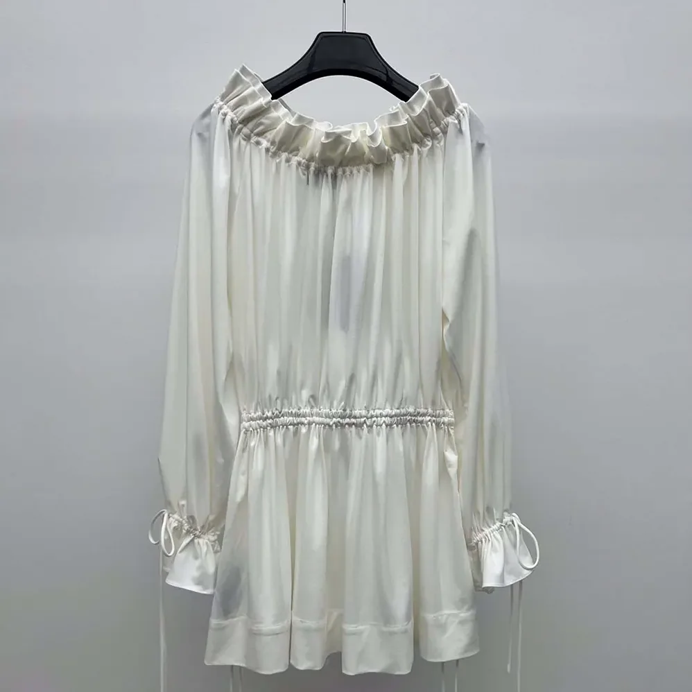Celine Gathered Dress in Jersey for Women Celine Gathered Dress in Jersey for Women