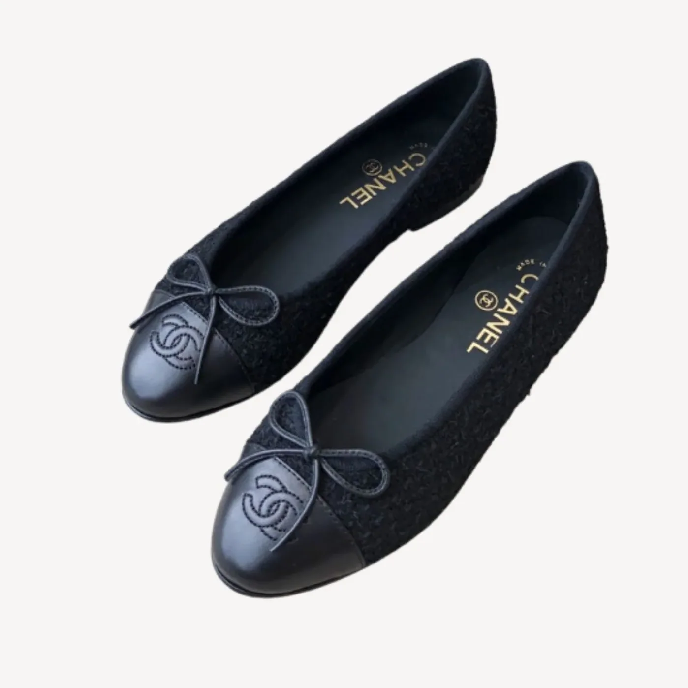 Chanel Ballet Flats Black Chanel Ballet Flats Black