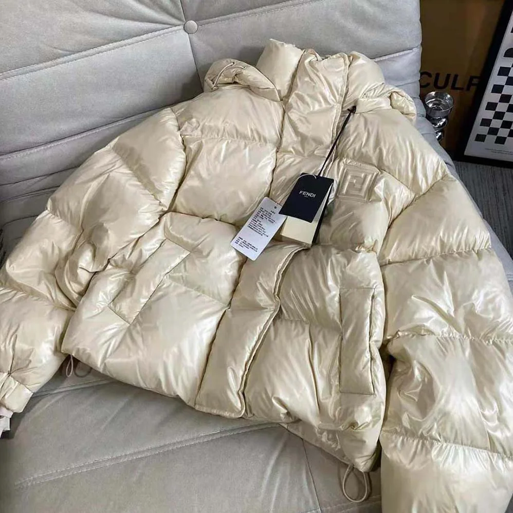 Fendi Pearl Nylon Down Jacket for Women Fendi Pearl Nylon Down Jacket for Women