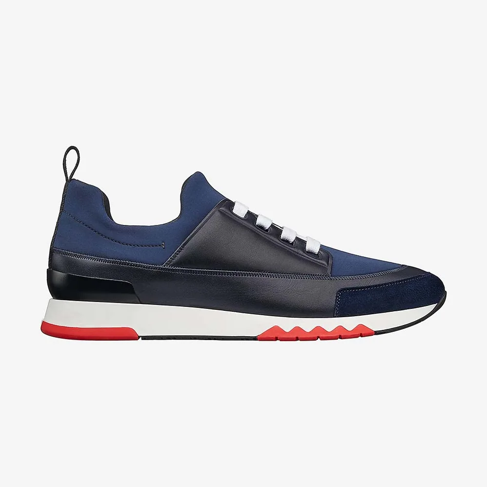 Hermes Shoes Stadium Sneaker for Men in Blue Hermes Shoes Stadium Sneaker for Men in Blue