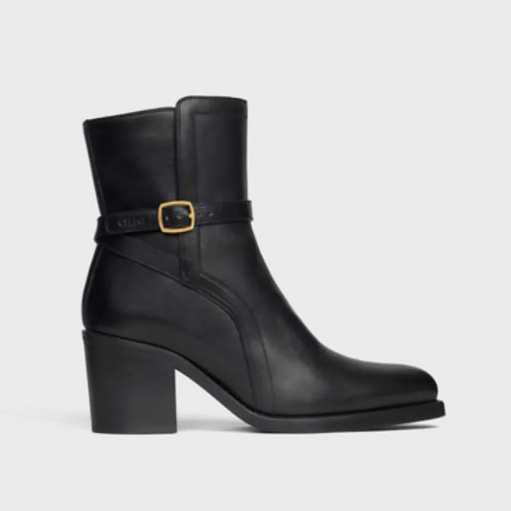 Celine Condé Jodhpur Boot in Calfskin for Women in Black Celine Condé Jodhpur Boot in Calfskin for Women in Black