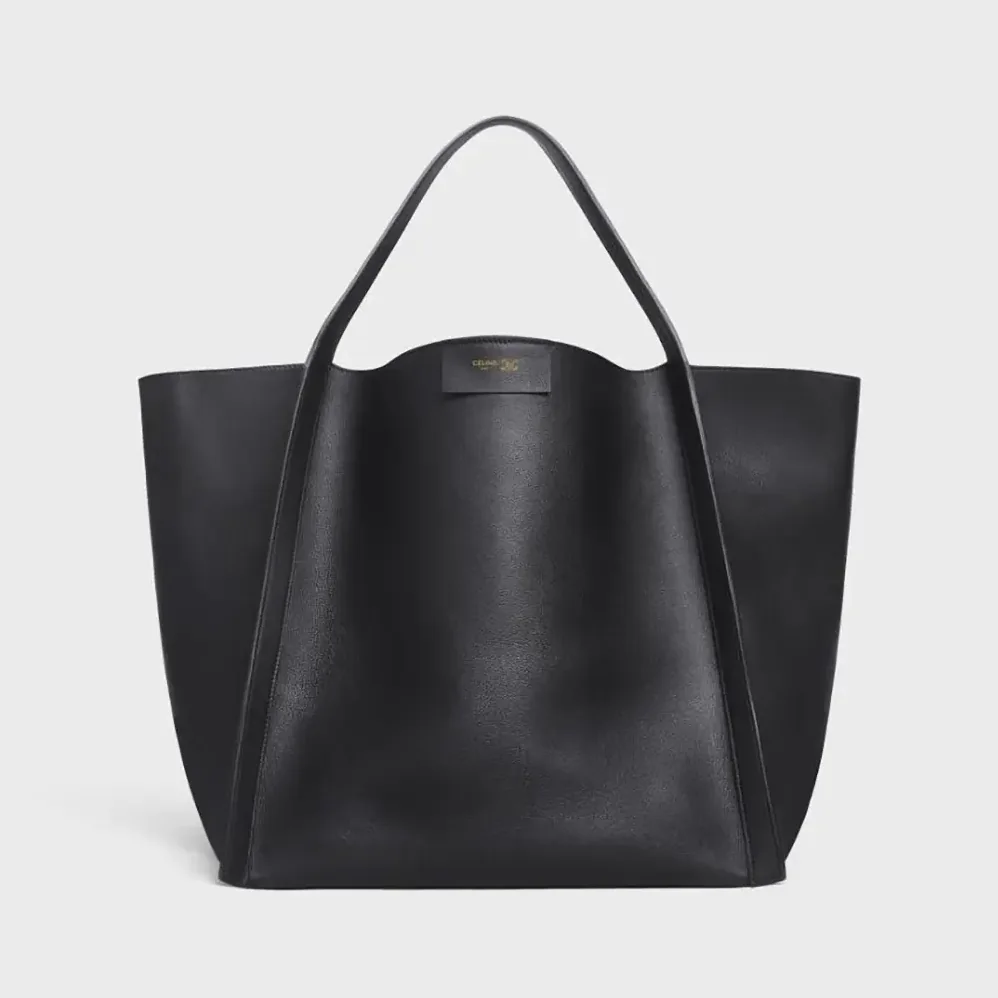 Celine Medium Cube Bag In Supple Calfskin for Women in Black