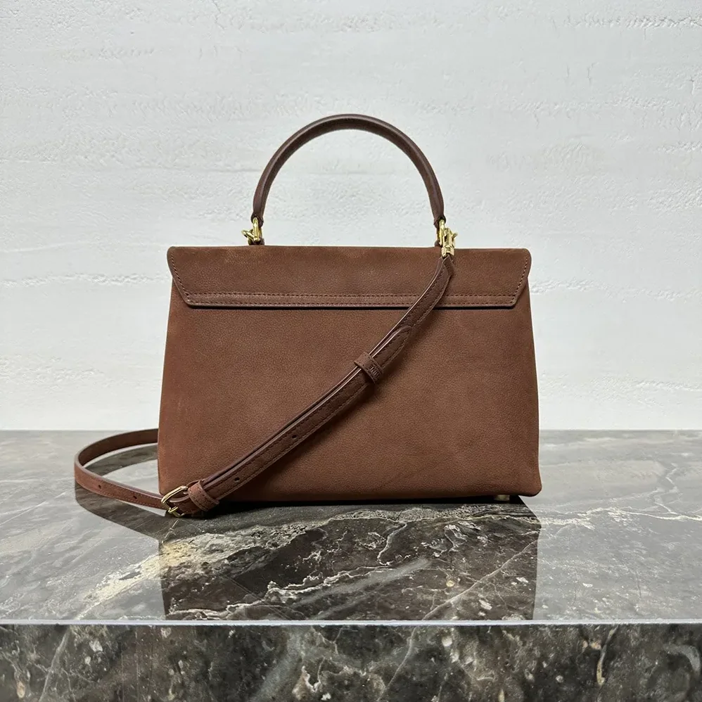 Celine Medium Nino Bag In Nubuck Calfskin for Women in Brown Celine Medium Nino Bag In Nubuck Calfskin for Women in Brown
