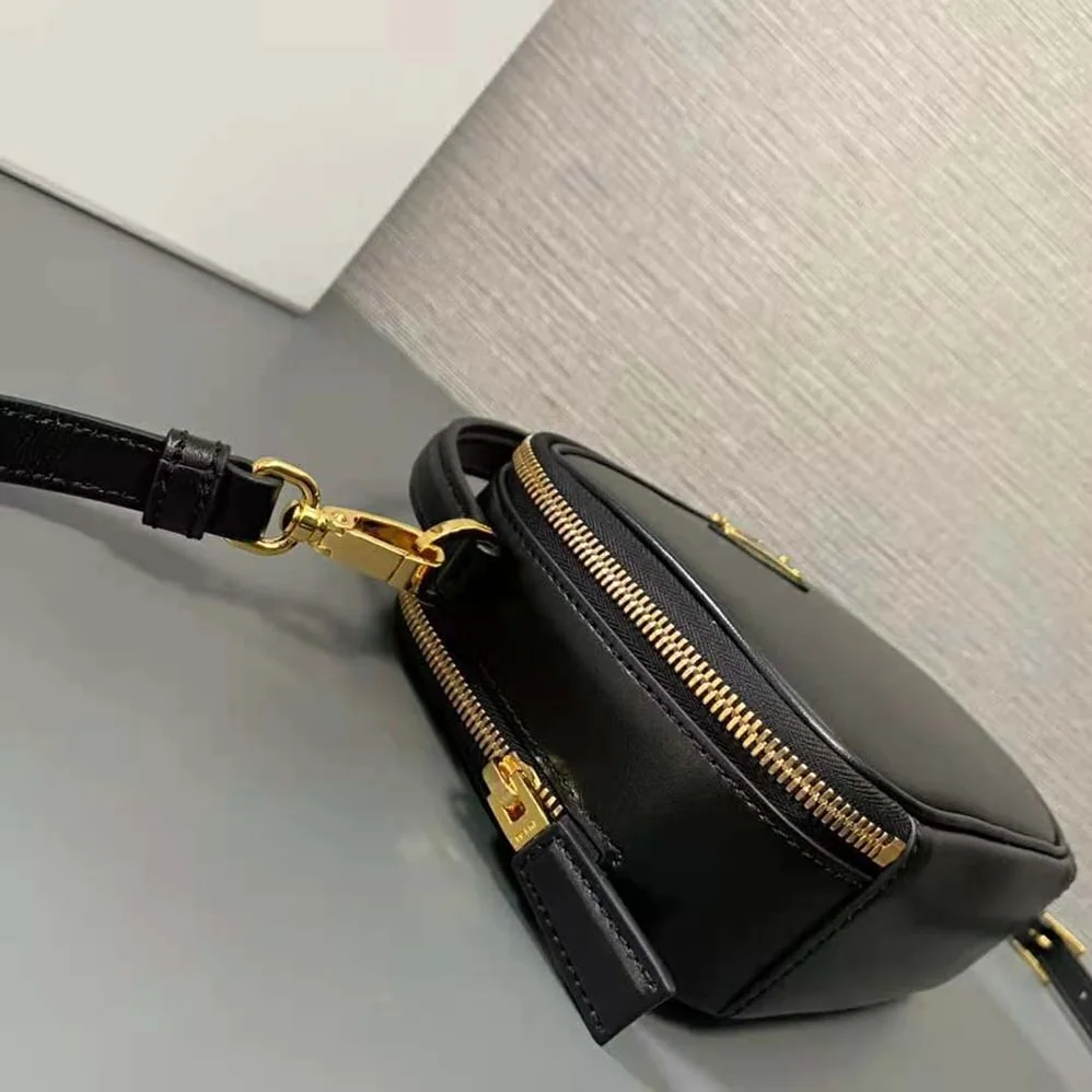 Prada Odette Leather Mini-bag for Women in Black Prada Odette Leather Mini-bag for Women in Black