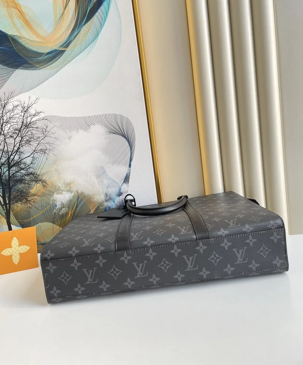Louis Vuitton Sac Plat Horizontal Zippe Monogram Eclipse
