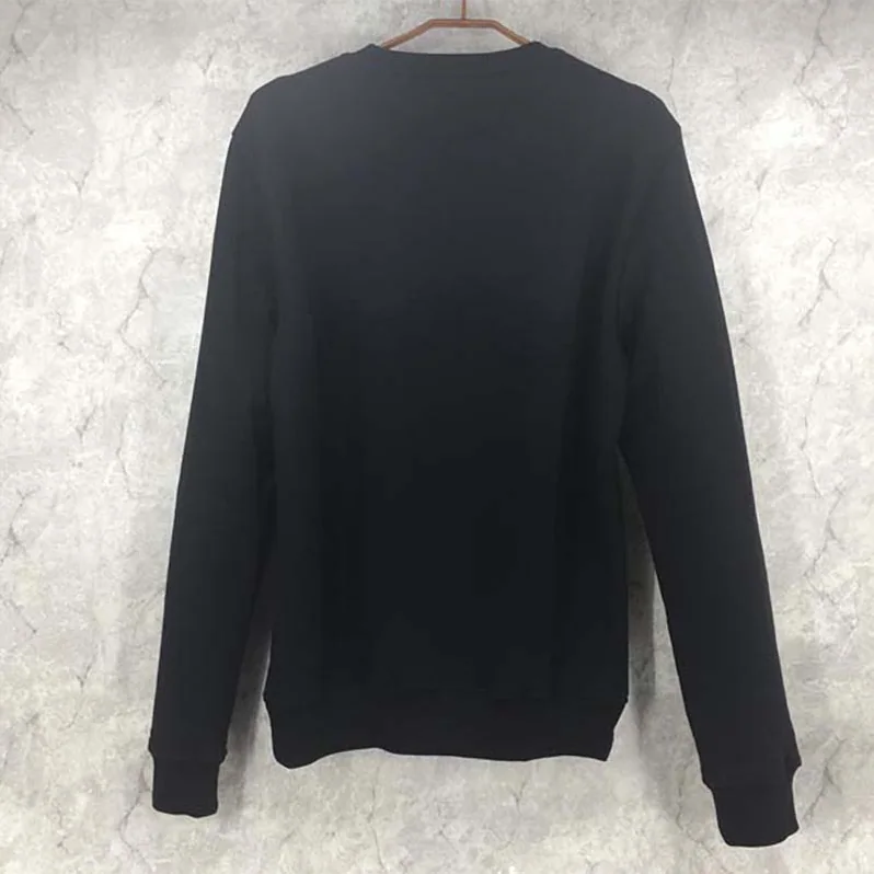 Fendi Black Wool and Cotton Sweatshirt for Men Fendi Black Wool and Cotton Sweatshirt for Men