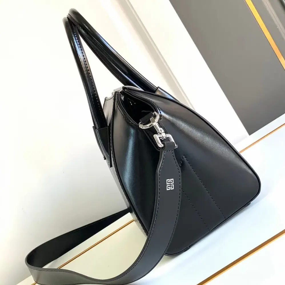 Givenchy Mini Antigona Bag in Box Leather for Women in Black