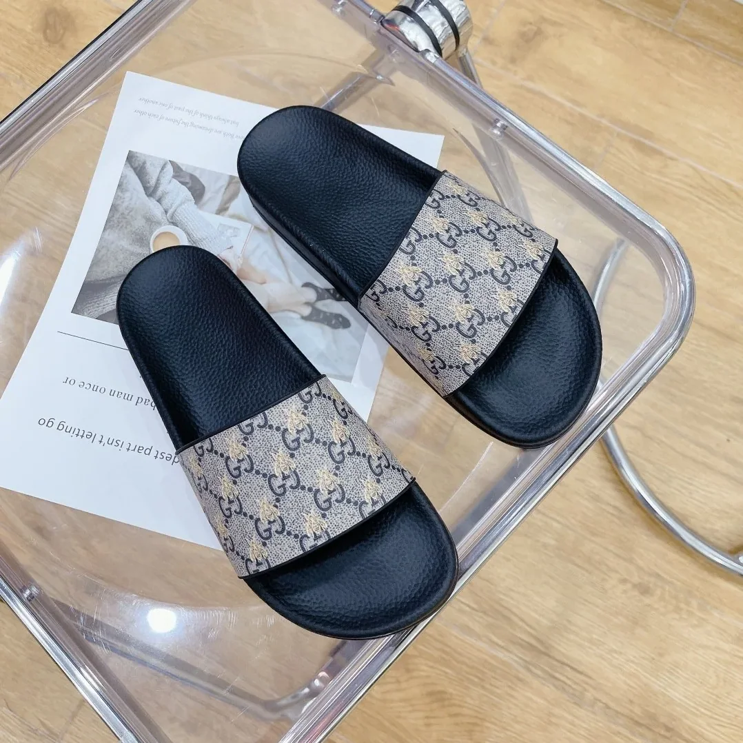 Gucci GG Slide Sandal With Bees Black for Women Gucci GG Slide Sandal With Bees Black for Women