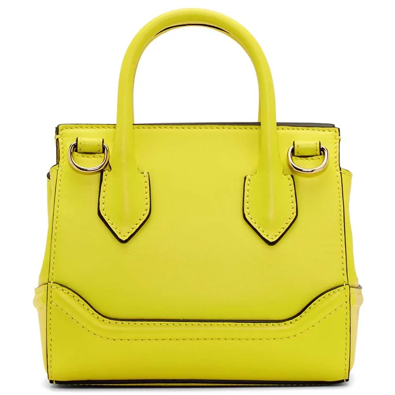 Versace Palazzo Empire Medium Bag in Calf Leather in Yellow