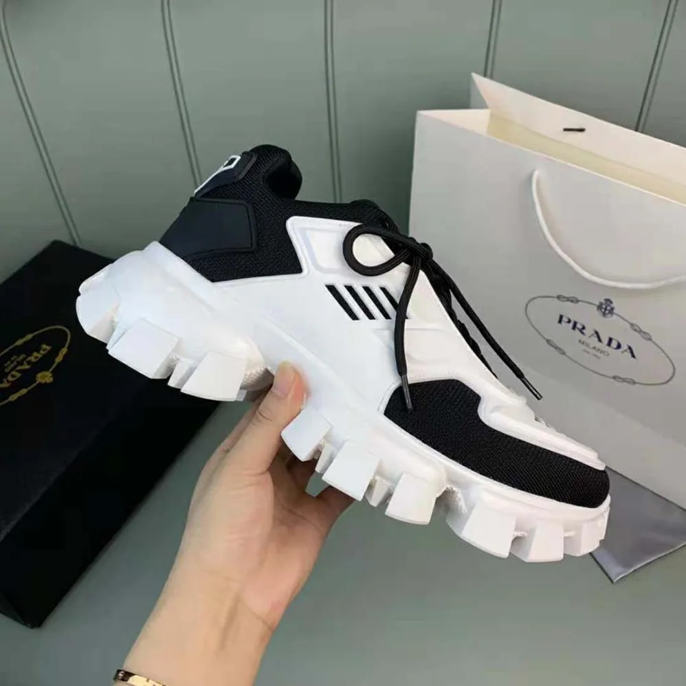 Prada Cloudbust Thunder Sneakers for Women in Black