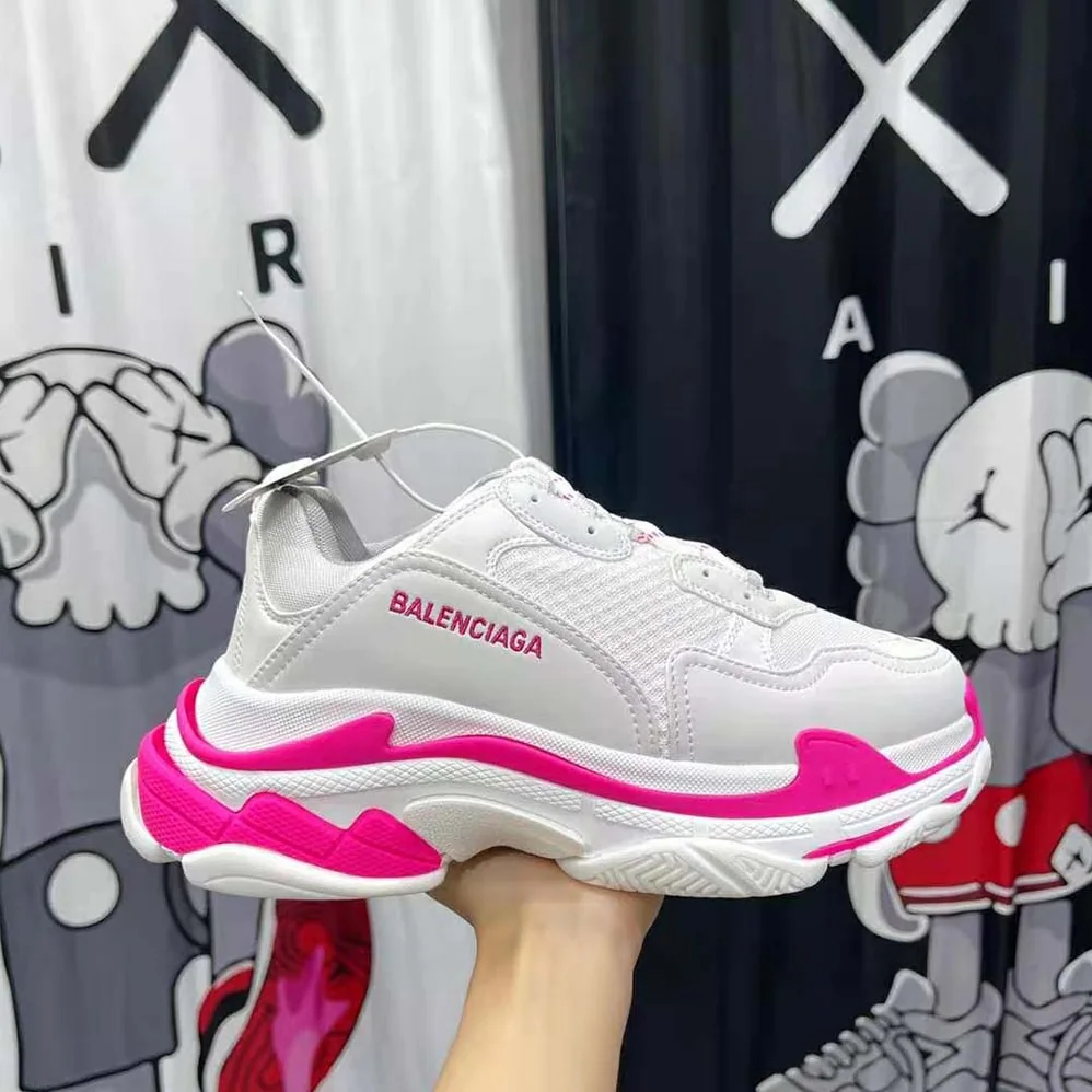 Balenciaga Triple S Sneaker in Fluo Pink for Women