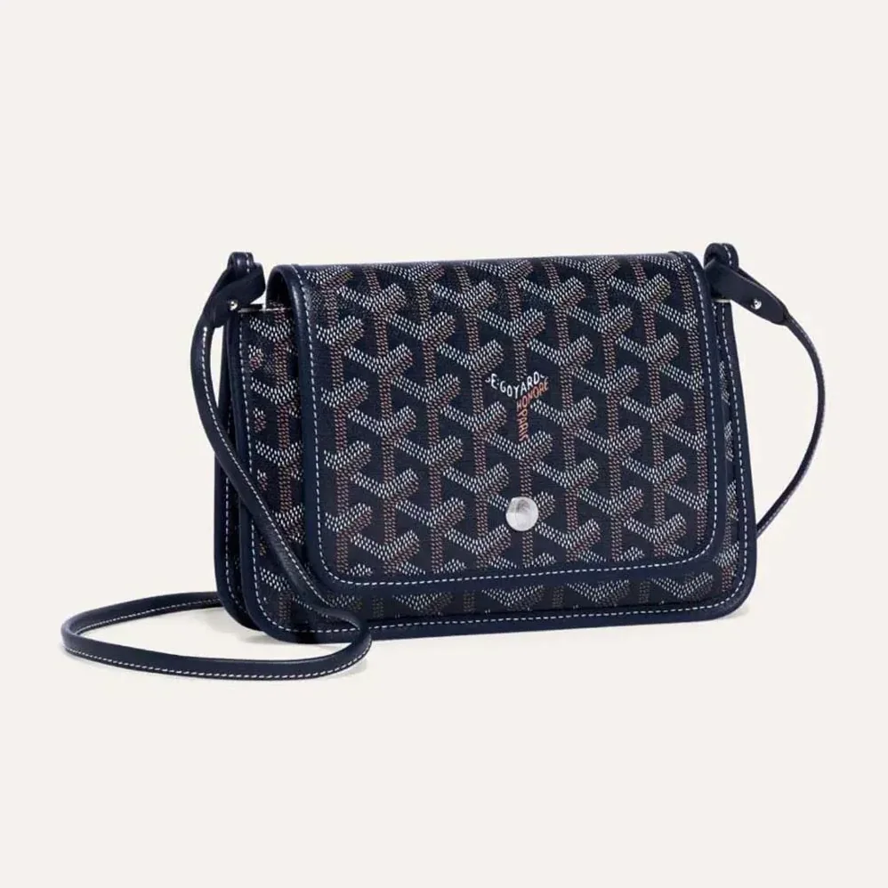 Goyard Plumet Pocket Wallet for Women in Navy