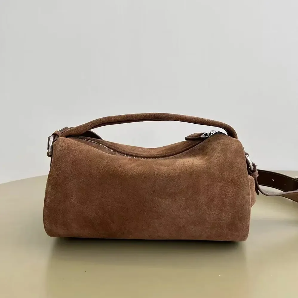 Prada Suede Leather Shoulder Bag for Unisex in Coffee Prada Suede Leather Shoulder Bag for Unisex in Coffee