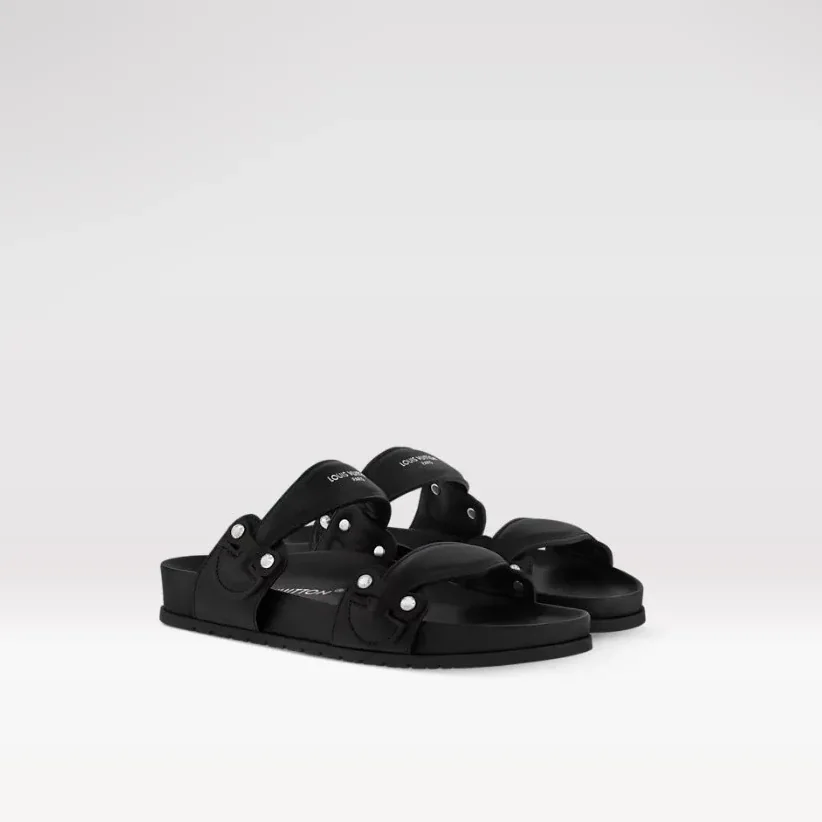 Louis Vuitton Bom Dia Comfort Mule Black 1AHLOQ
