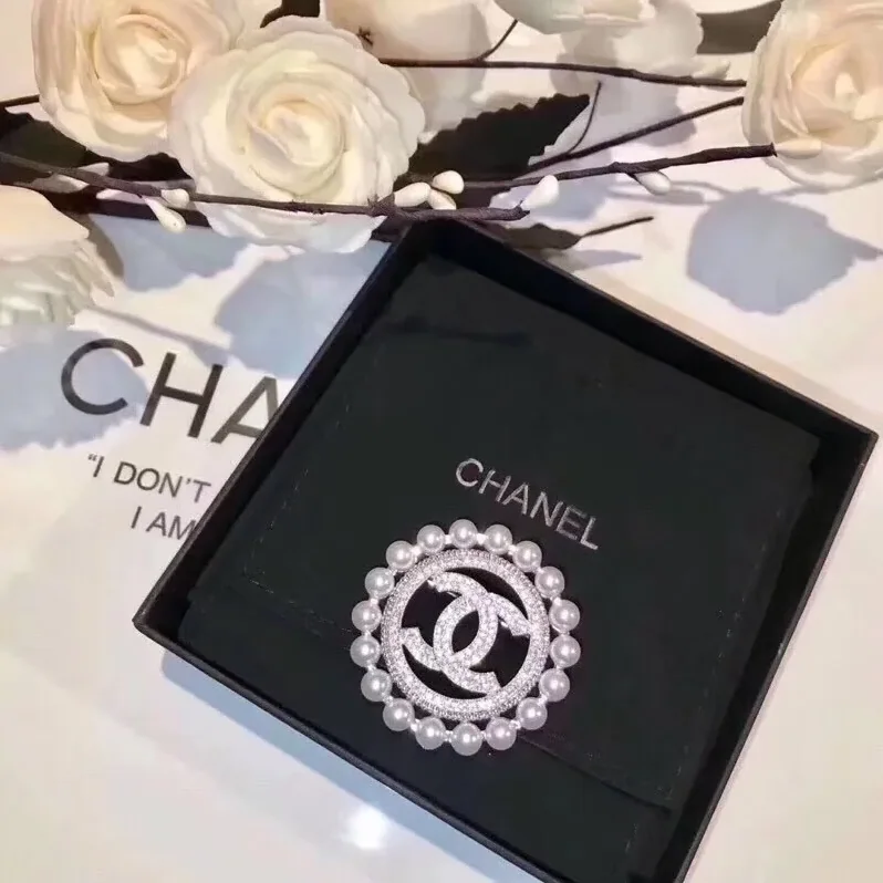 Chanel Brooch Jewelry Sliver Hardware